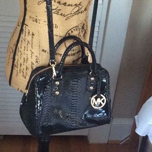 Beautiful Michael Kors Faux Snakeskin purse
